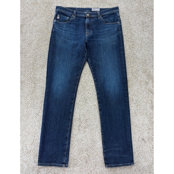 Ag Adriano Goldschmied Other - AG Adriano Goldschmied Tellis Modern Slim Jeans Men's 32 Blue Denim 360 Stretch